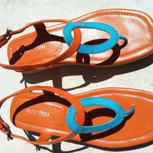 Miu Miu Platform Sandals - Barely Worn